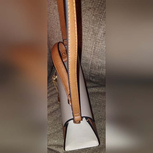 Dune London Tan and Gray Crossbody Bag - Picture 6 of 9